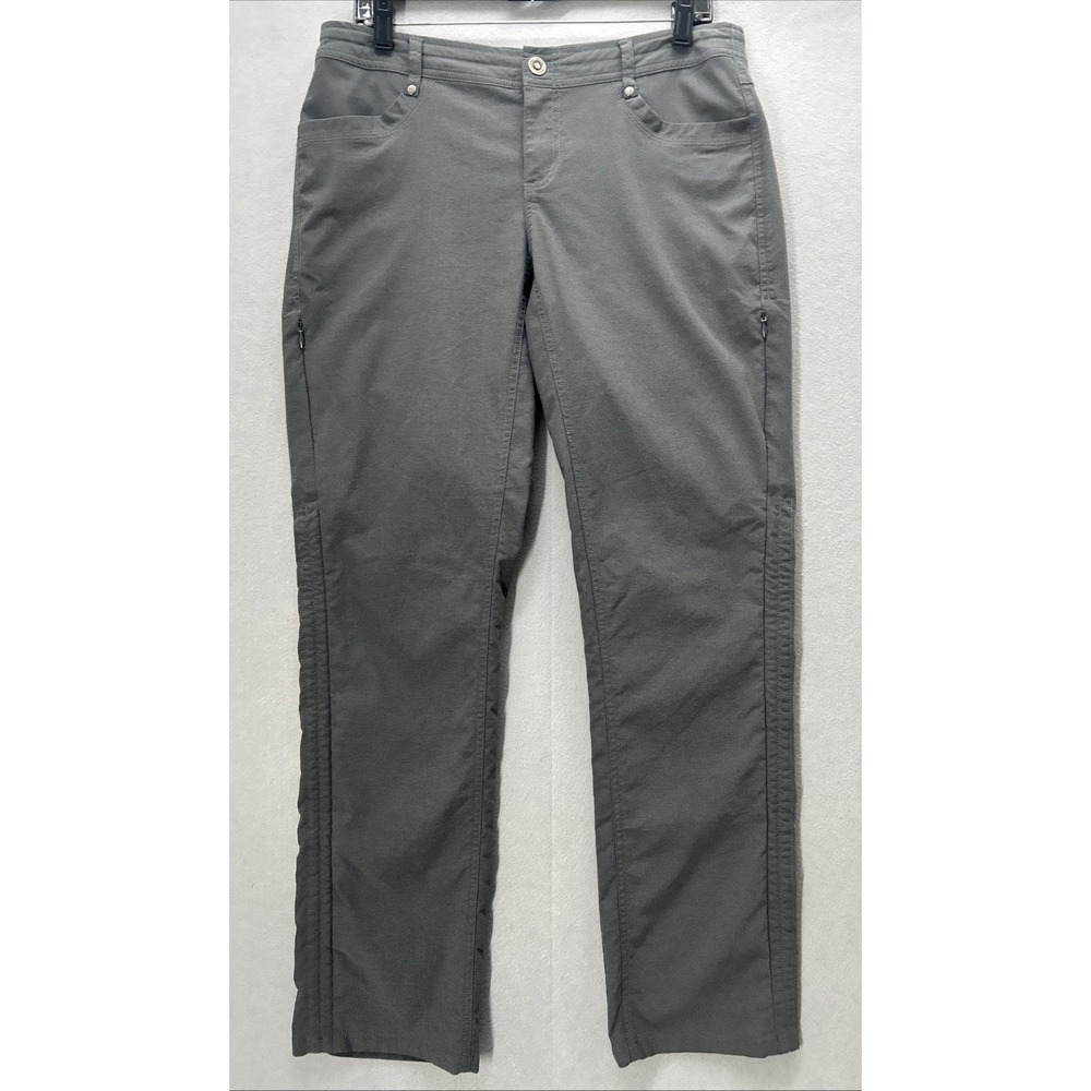 Kuhl Legendary Pants Women Size 10 Regular Gray Roll Up Outdoor Hiking STY#6235